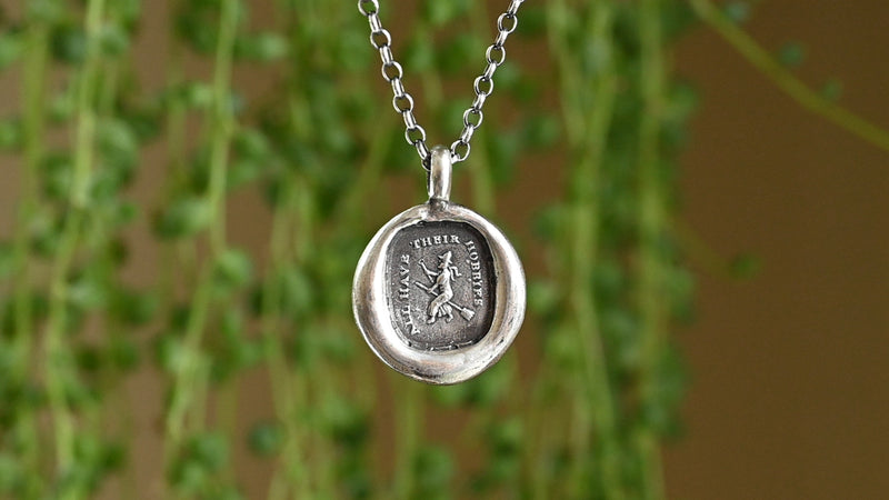 Witch seal pendant