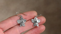 Hydrangea earrings