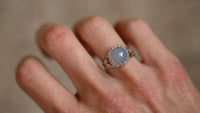 Blue Chalcedony ring - size 7