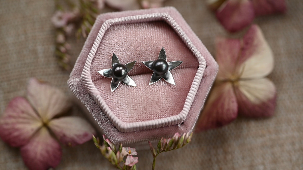 Deadly nightshade earrings