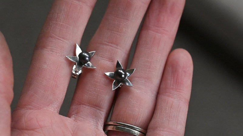 Deadly nightshade earrings