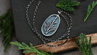 Juniper shadowbox necklace