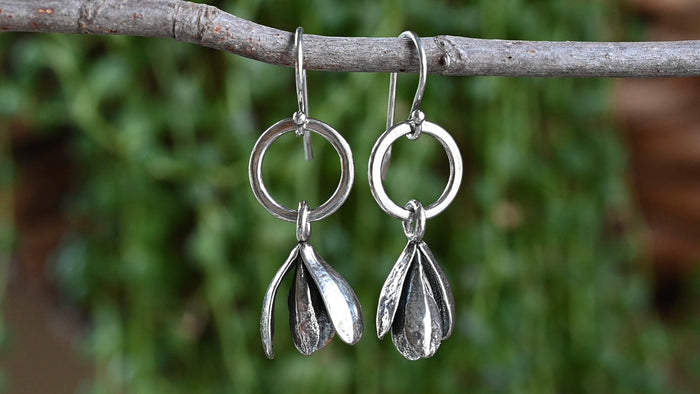 Succulent earrings