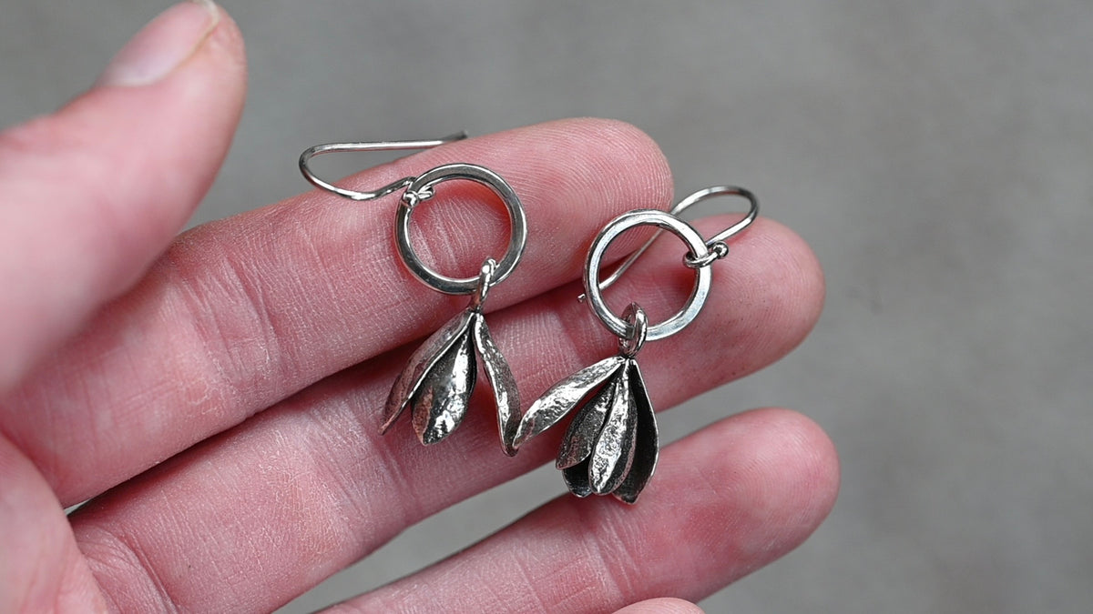 Succulent earrings