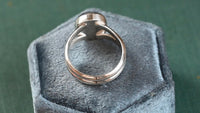 Dendritic opal ring