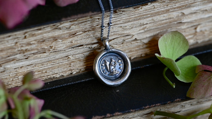 "Ever Gay" squirrel seal necklace