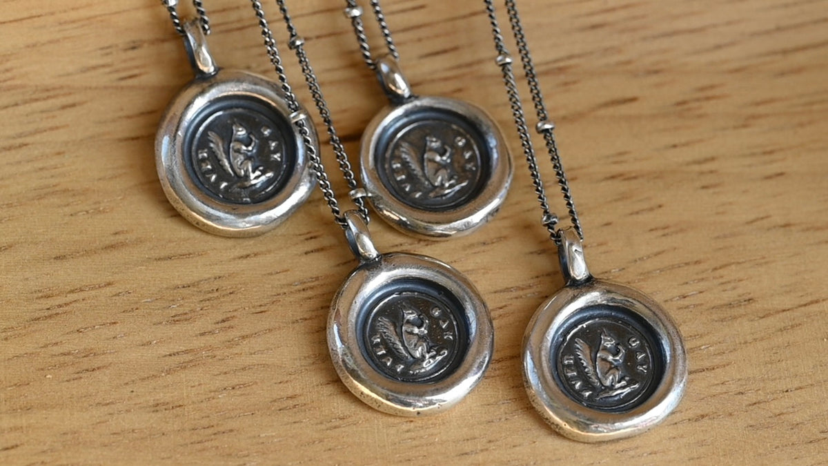 "Ever Gay" squirrel seal necklace