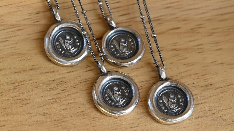 "Ever Gay" squirrel seal necklace