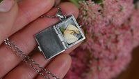 Snowdrop book locket