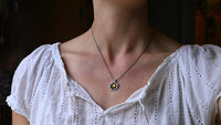 Sunflower necklace