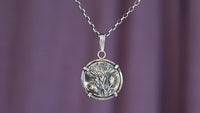 Aster coin necklace