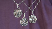 Aster coin necklace