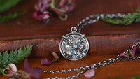 Aster coin necklace