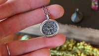 "Sum leo fortis" seal necklace
