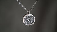 "Sum leo fortis" seal necklace