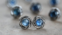 Kyanite wreath studs