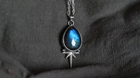Labradorite star necklace