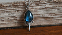 Labradorite star necklace