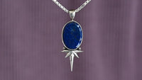 Lapis Lazuli star pendant