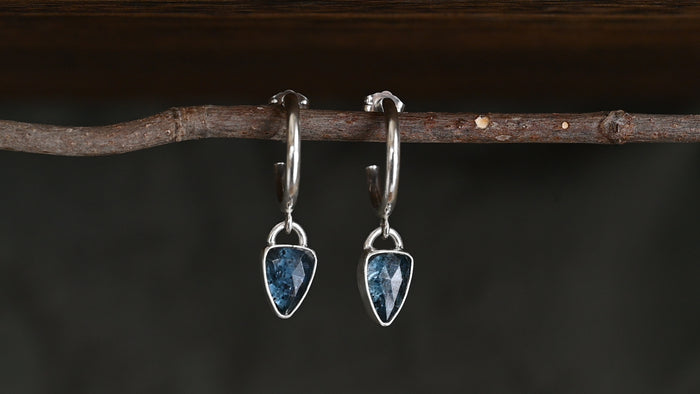 Kyanite hoops