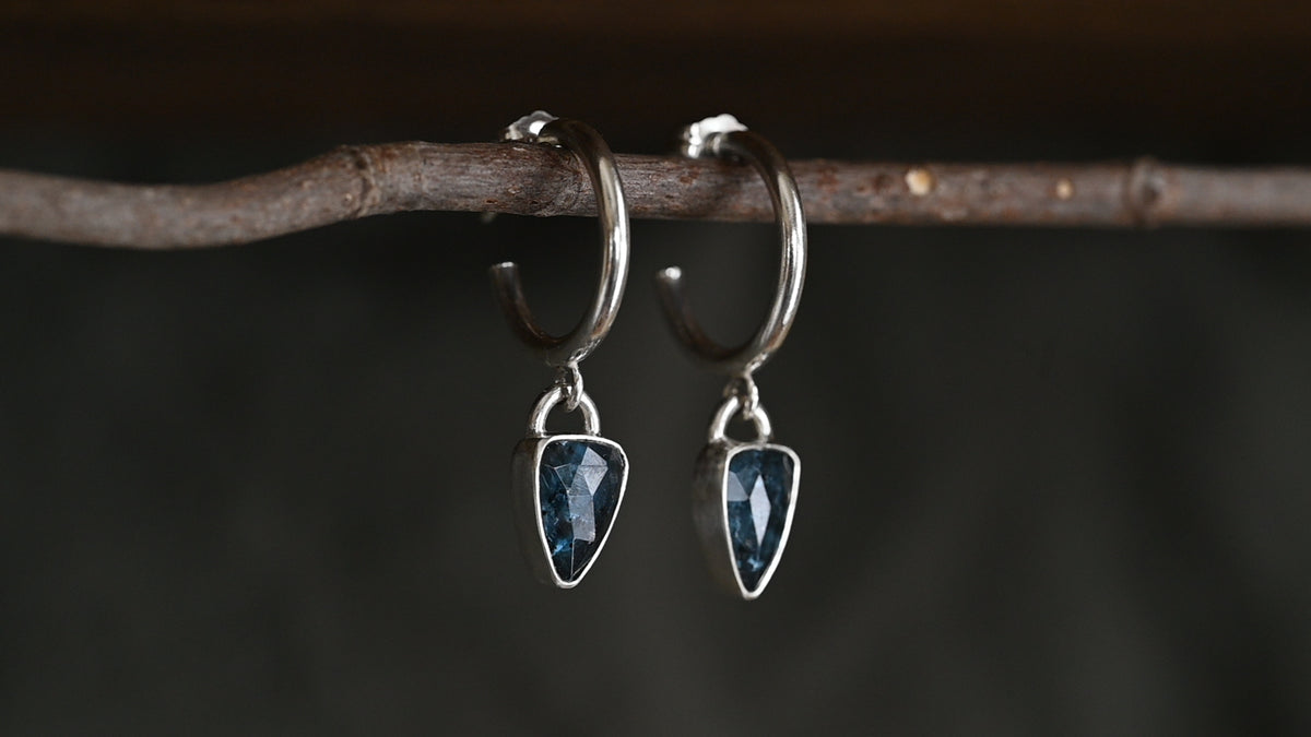 Kyanite hoops