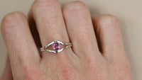 Rhodolite garnet ring - size 9