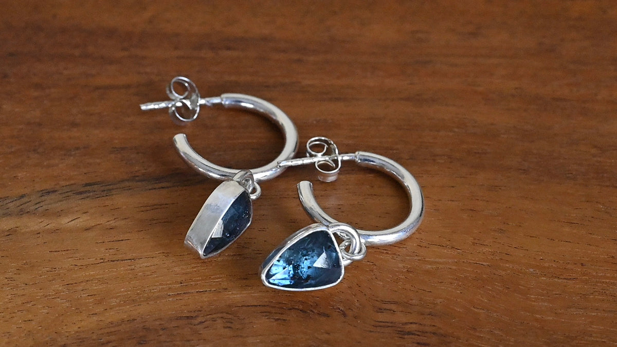 Kyanite hoops