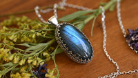 Labradorite aurora necklace