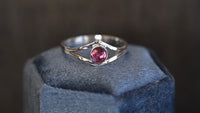 Rhodolite garnet ring - size 9