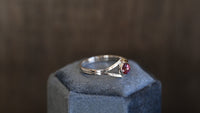 Rhodolite garnet ring - size 9