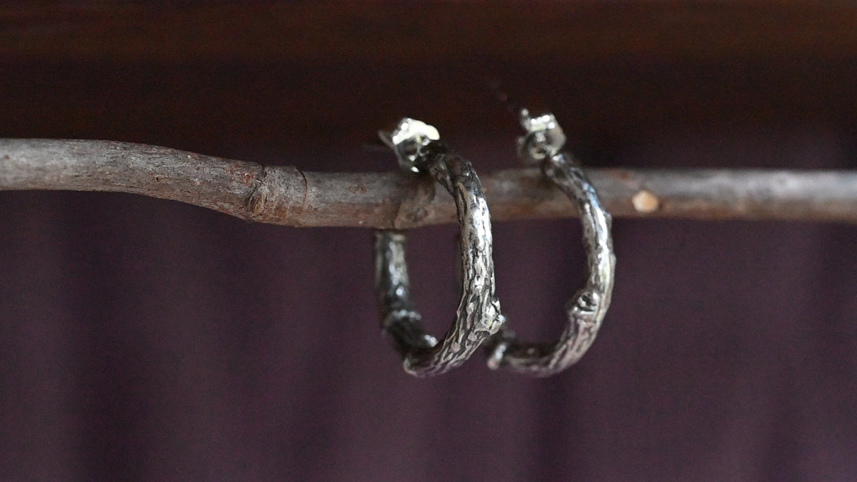 Twig hoops