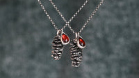 Alder cone necklace