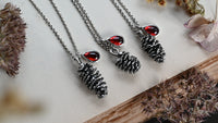 Alder cone necklace