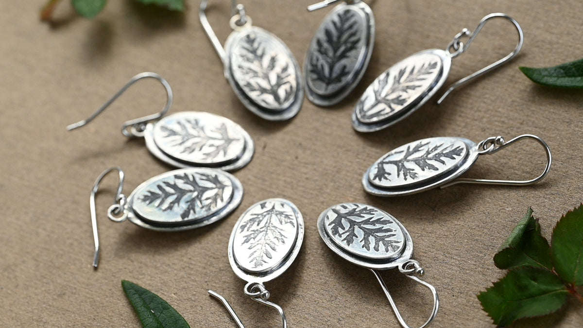 Poison Hemlock earrings