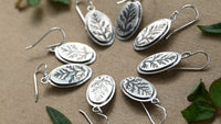 Poison Hemlock earrings