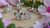 Plumeria studs
