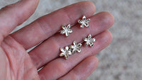 Plumeria studs