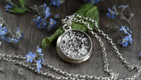 Forget-me-not necklace
