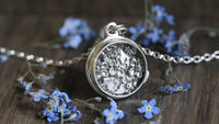 Forget-me-not necklace