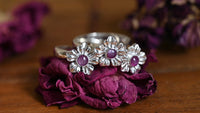 Pink sapphire ring