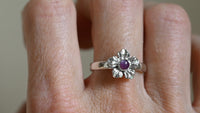 Pink sapphire ring