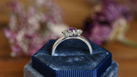 Pink sapphire ring