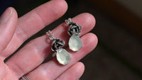 Prehnite succulent necklace