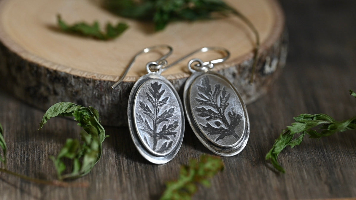 Poison Hemlock earrings