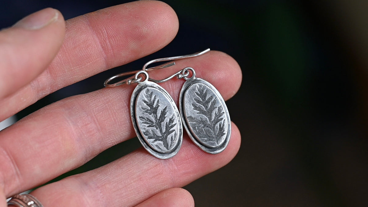 Poison Hemlock earrings
