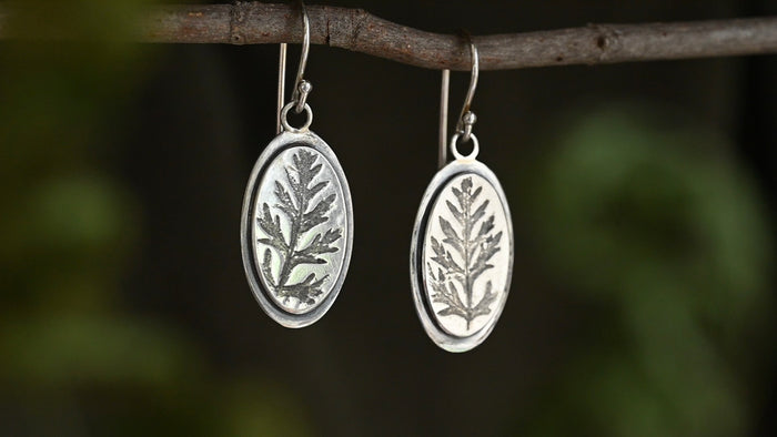 Poison Hemlock earrings