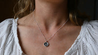 "While I live I'll crow" Victorian seal necklace