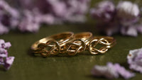 Gold Heracles knot ring