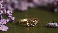 Gold Heracles knot ring