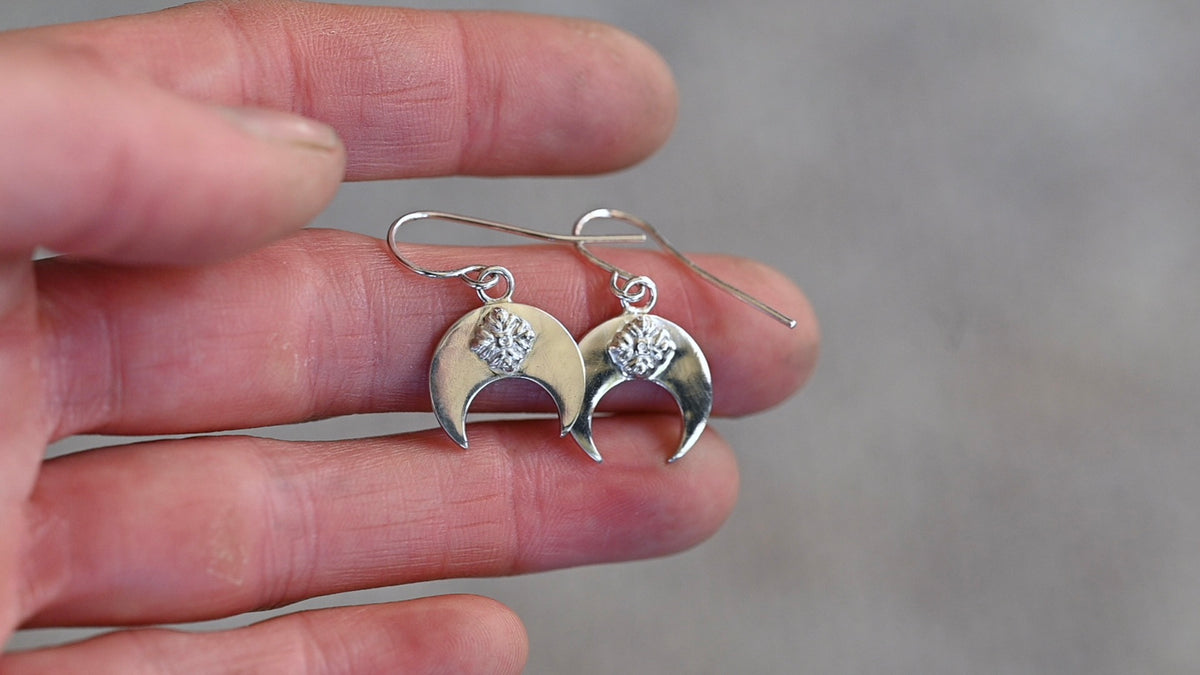Lunula earrings